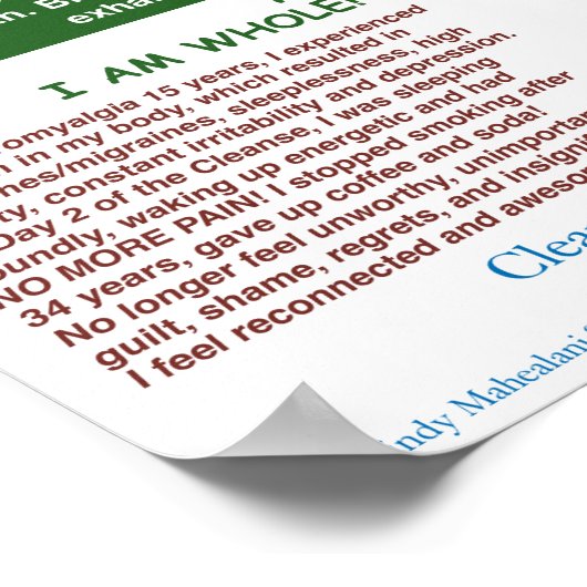 Angel Farms Diaphragm Chart ポスター (角)