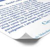 Angel Farms Liver Chart ポスター (角)