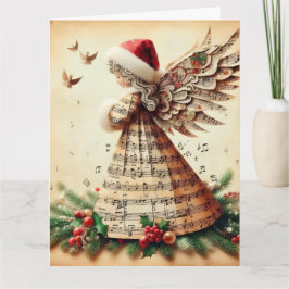 angel Folded Greeting Card カード