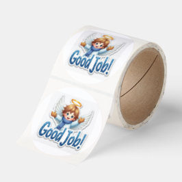 Angel “Good Job!” Reward Stickers ラウンドシール