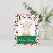 Angel Greetingとクリスマス恵み シーズンポストカード (スタンド正面)