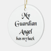 angel guardian has back セラミックオーナメント (左)
