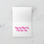 Angel Happy New Year  Holiday Card シーズンカード (内部)