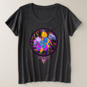 ANGEL HEART “愛で癒す” プラスサイズTシャツ