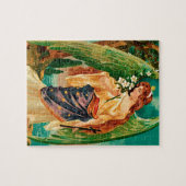 Angel holding a floral branch ジグソーパズル (横)