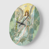 Angel In Blue ラージ壁時計 (傾斜)