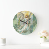 Angel In Blue ラージ壁時計 (ホーム)
