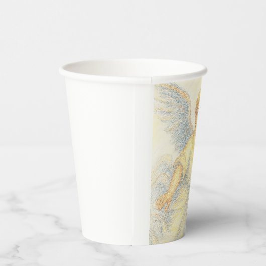 Angel in flight with a smile 紙コップ (右)