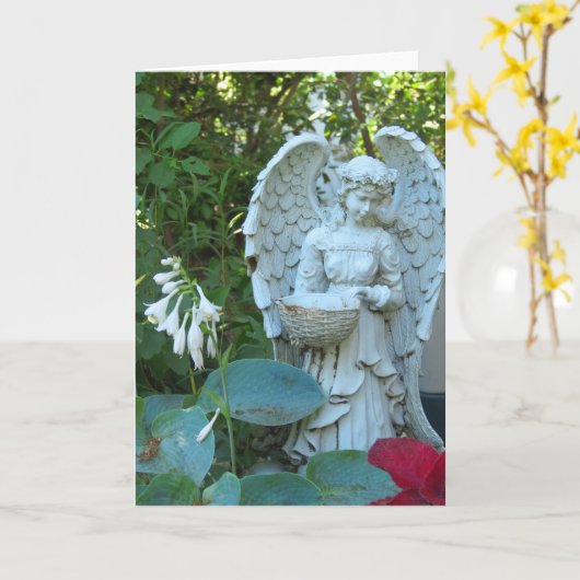 Angel in Springtime - Martha's Vineyard Card カード (黄色い花)