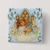 Angel In The Cloudボタン 缶バッジ (正面)