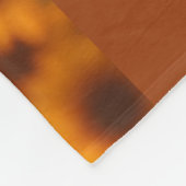 Angel in the sunflowers at sunset フリースブランケット (角)