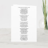 Angel It Came Upon A Midnight Clear Christmas シーズンカード (裏面)