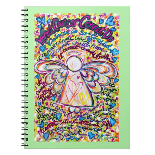 Angel Journal Art Notebookで癌が不可能なこと ノートブック (正面)