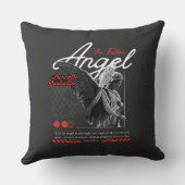 Angel maximalist Throw Pillow クッション (裏面)