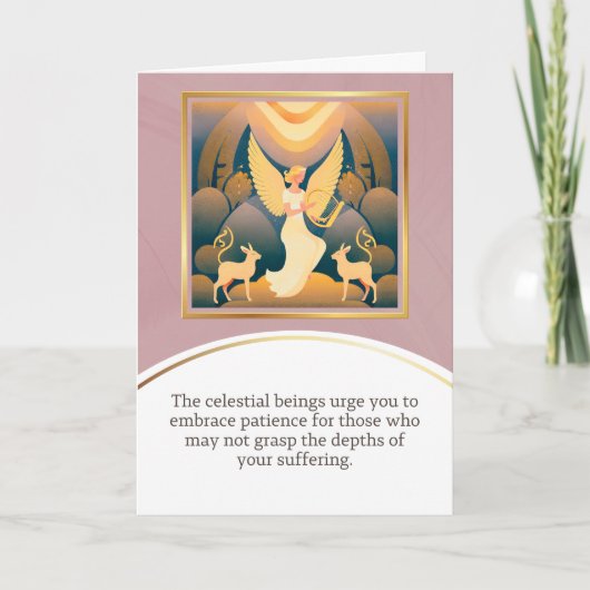 angel message egypt  happy birthday カード (正面)