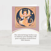 angel message egypt  happy birthday カード (正面)