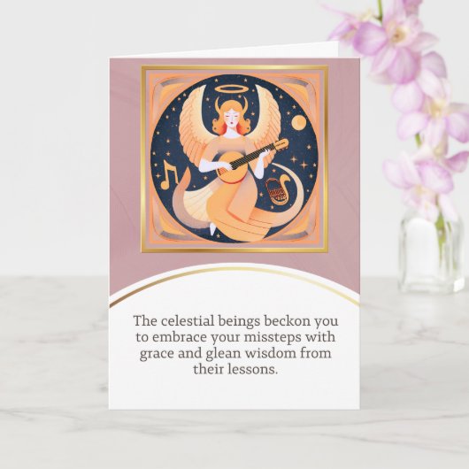 angel message egypt  happy birthday カード (蘭)