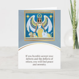 angel message egypt  happy birthday カード