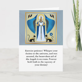 angel message egypt  happy birthday カード