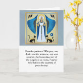 angel message egypt  happy birthday カード (黄色い花)