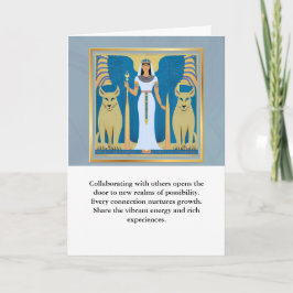 angel message egypt  happy birthday カード