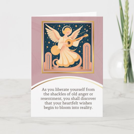 angel message egypt  happy birthday カード (正面)