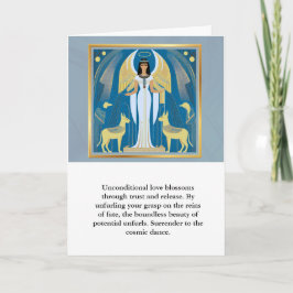 angel message egypt  happy birthday カード