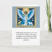 angel message egypt happy birthday カード (正面)