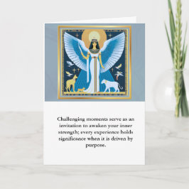 angel message egypt  happy birthday カード