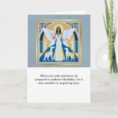 angel message egypt  happy birthday カード (正面)