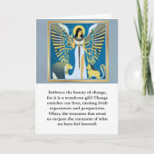 angel message egypt happy birthday カード (正面)