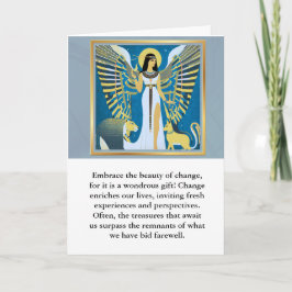 angel message egypt  happy birthday カード