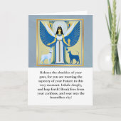 angel message egypt happy birthday カード (正面)