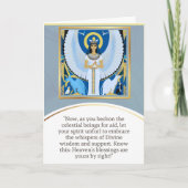 angel message egypt happy birthday カード (正面)