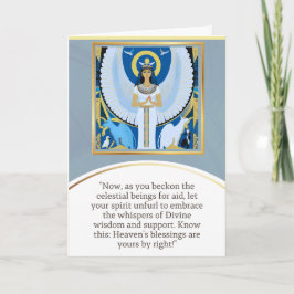 angel message egypt  happy birthday カード