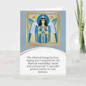 angel message egypt  happy birthday カード (正面)