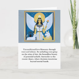 angel message egypt  happy birthday カード