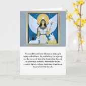 angel message egypt  happy birthday カード (黄色い花)