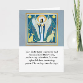 angel message egypt  happy birthday カード