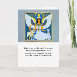 angel message egypt  happy birthday カード