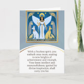 angel message egypt  happy birthday カード (正面)