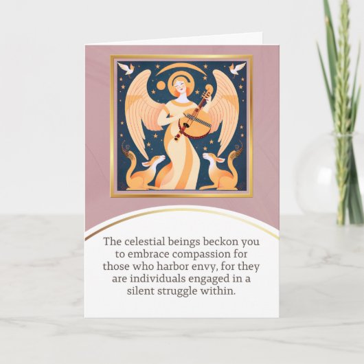 angel message egypt  happy birthday カード (正面)