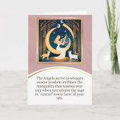 angel message egypt  happy birthday カード (正面)