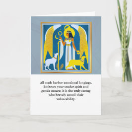 angel message egypt  happy birthday カード