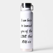 Angel message water bottle with original art ウォーターボトル (背面)