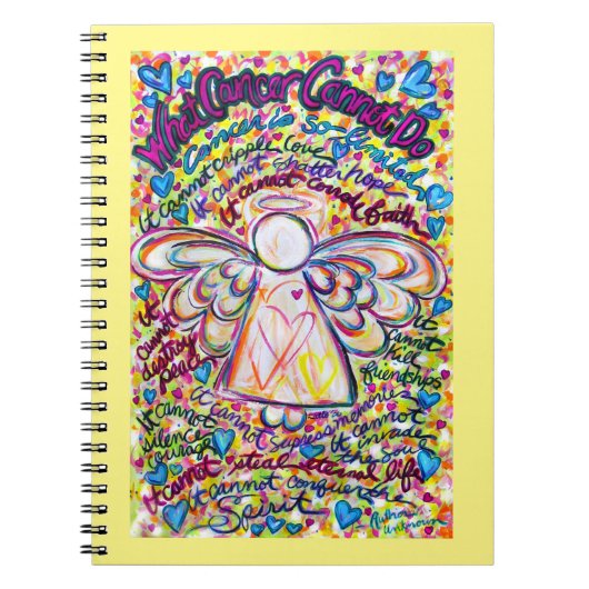 Angel Notebook Art Journalで癌が不可能なこと ノートブック (正面)