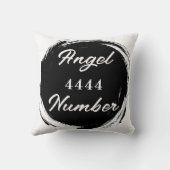 Angel Number "4444" Double Sided クッション (裏面)