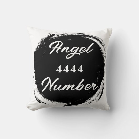 Angel Number "4444" Double Sided  クッション (正面)