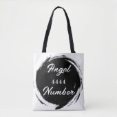 Angel Number "4444" Double Sided Tote Bag トートバッグ (正面)