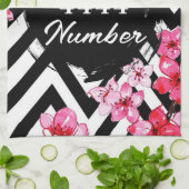 Angel Numberr "4444" キッチンタオル (折り畳み)